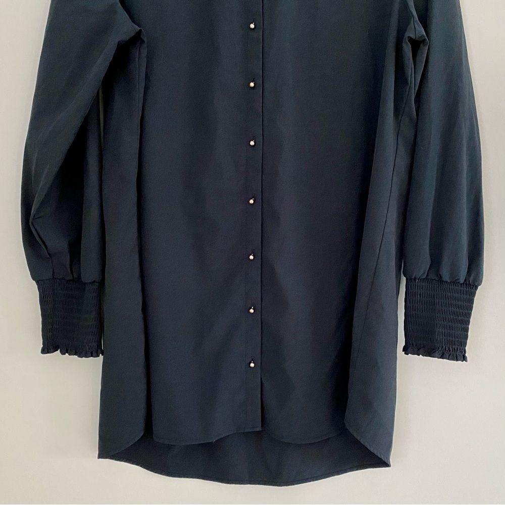 Soft Surroundings Black Vivian
Button Down Shirt L - Picture 4 of 14